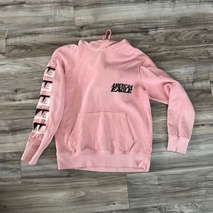 Pink American Eagle Hoodie